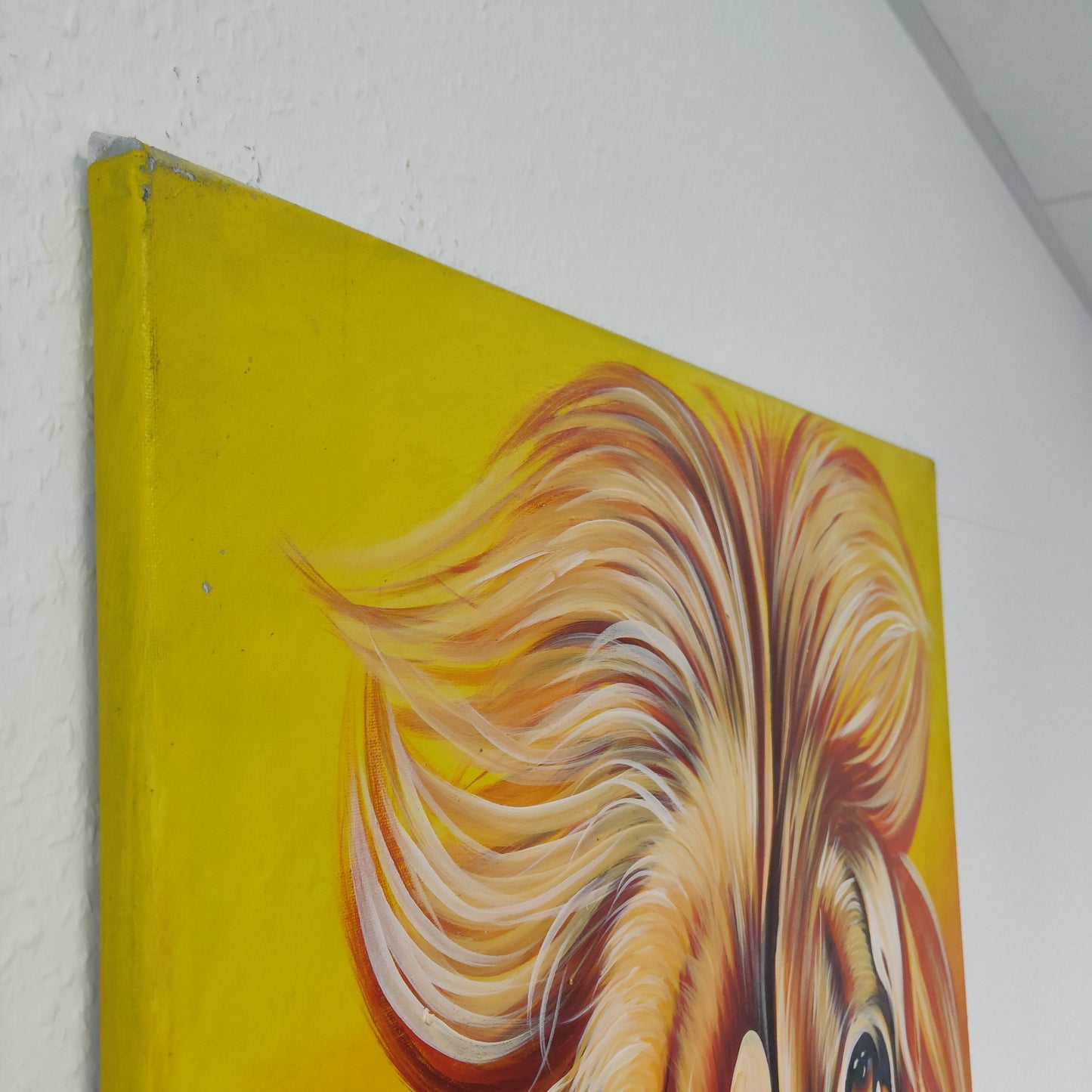 • B-Ware • 'Sanftmütiger Löwe' 100 x 80 cm