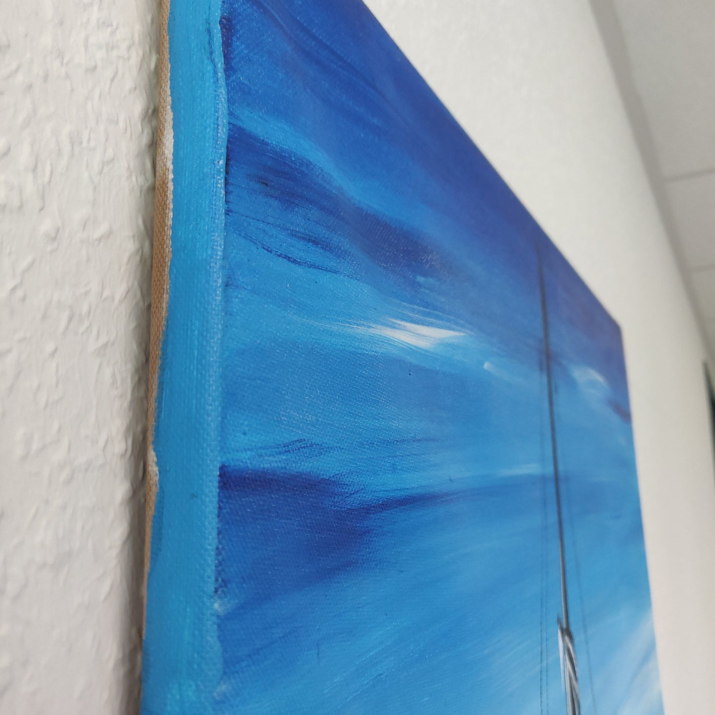 • B-Ware • 'Blauer Morgen' 80 x 60 cm