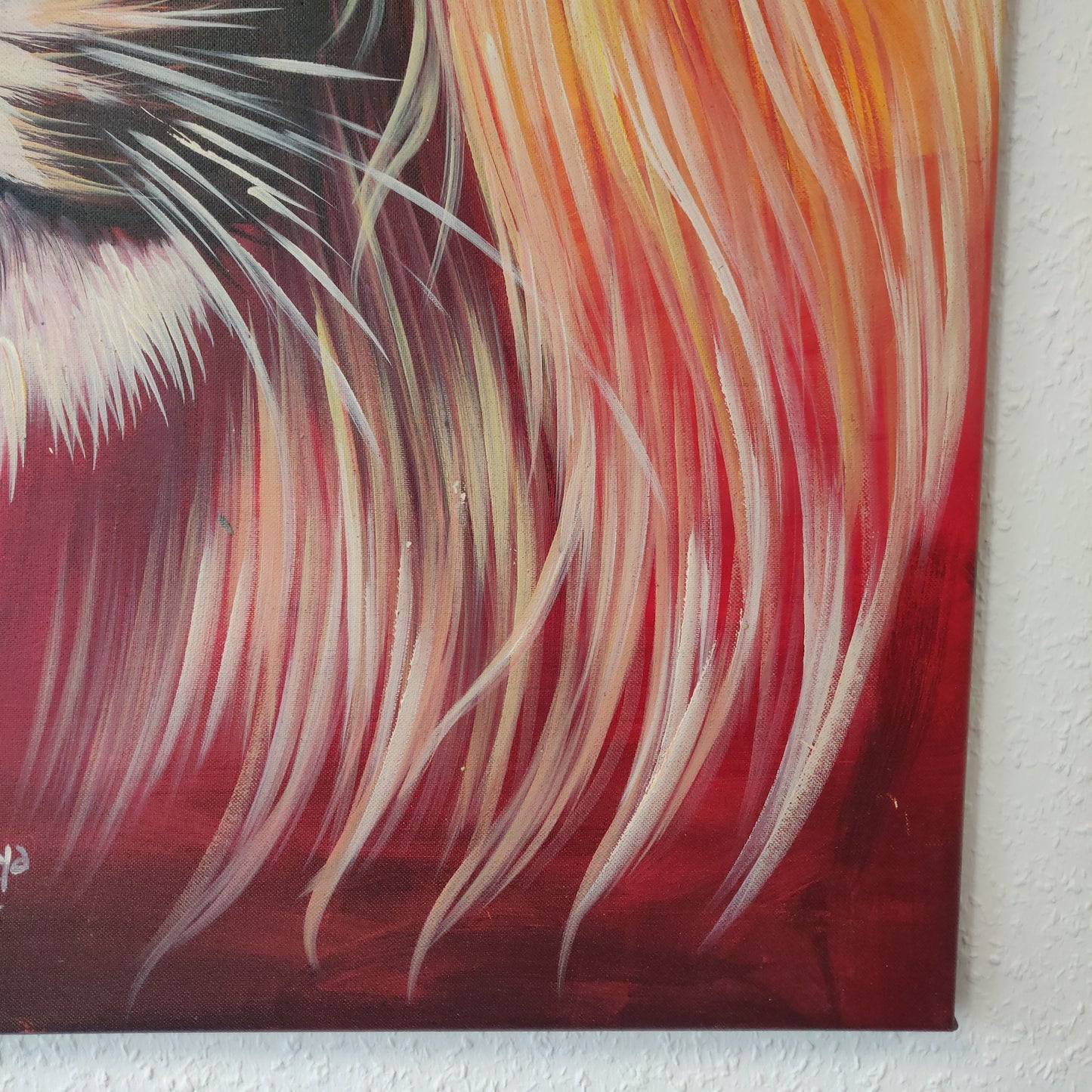 • B-Ware • 'Sanftmütiger Löwe' 100 x 80 cm