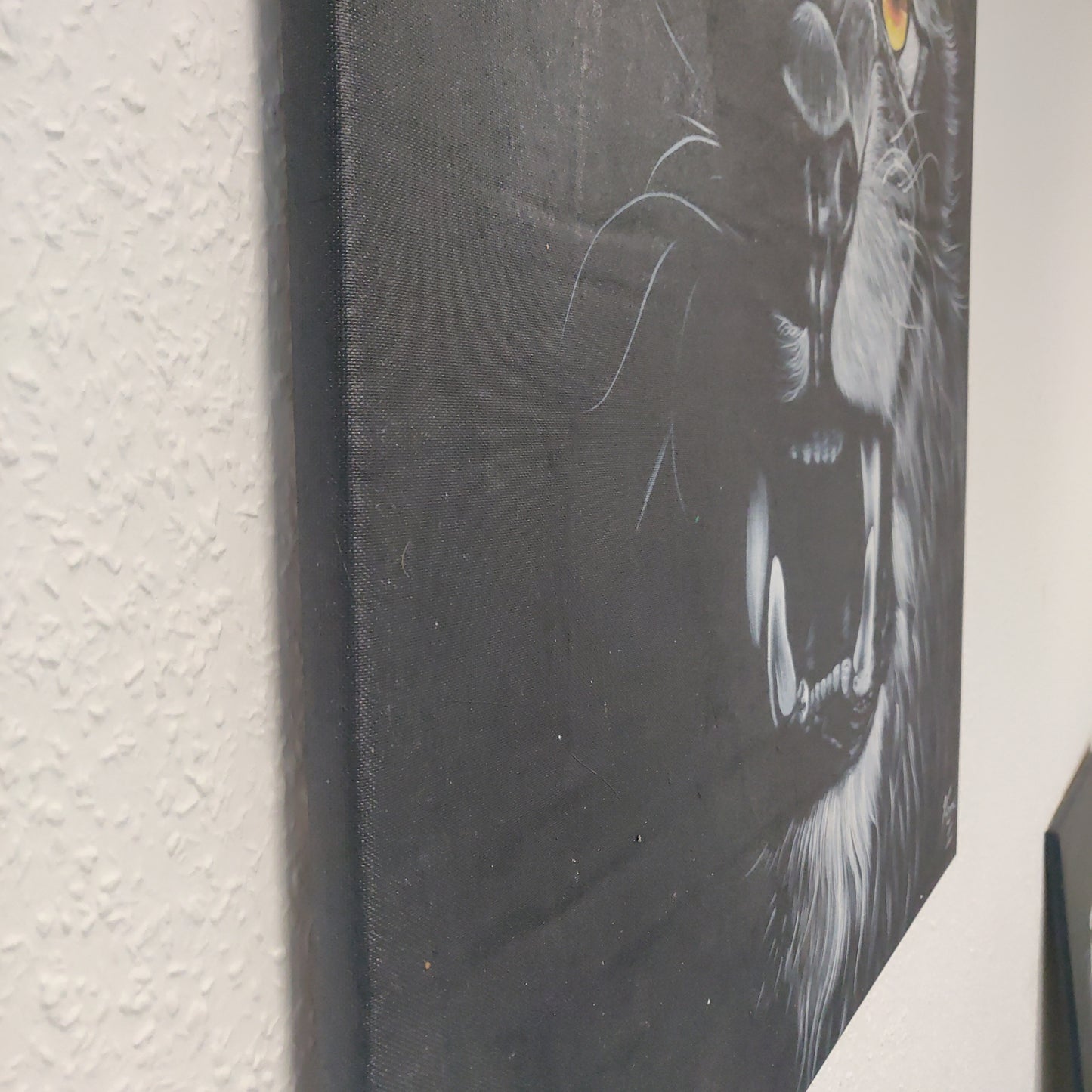 • B-Ware • 'Brüllender Löwe' 100 x 80 cm