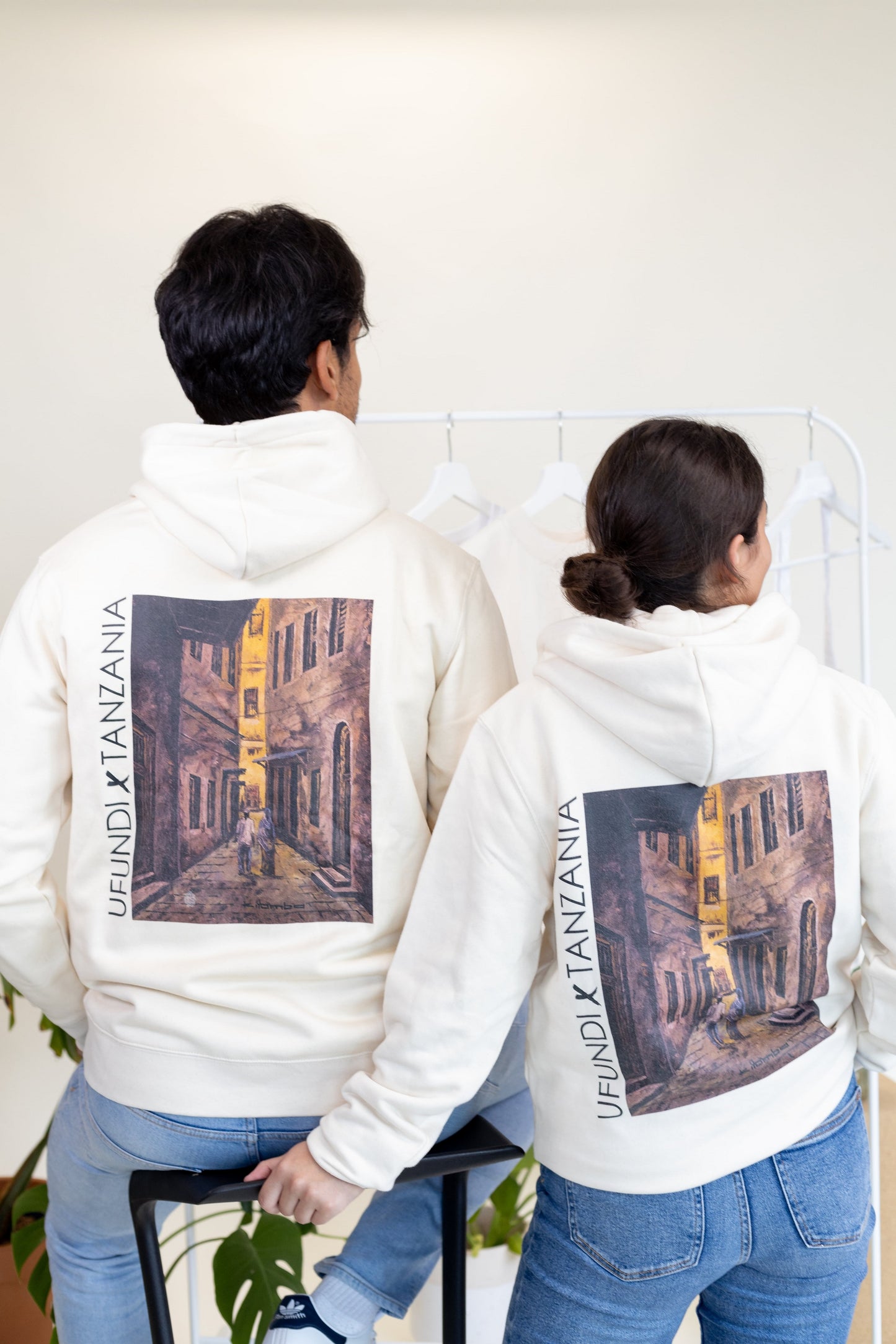"Zweisamkeit" Cruiser Hoodie - Natural Raw