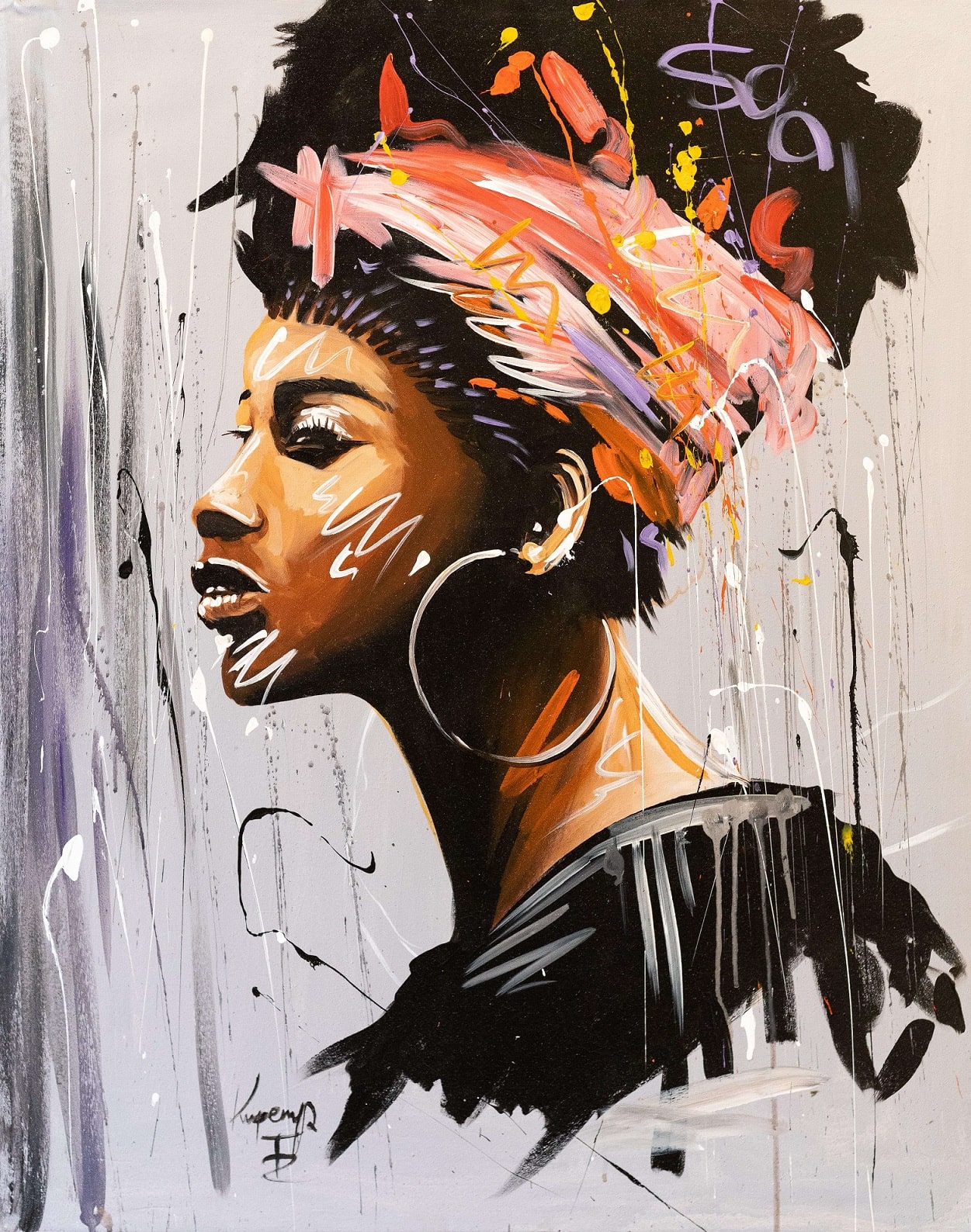 Handmade Painting 'Female Power'