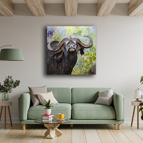 Handmade painting 'Buffalo Dream'