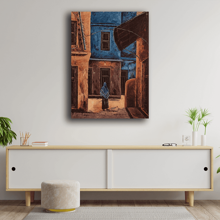 'Loneliness' Handgemaltes Acrylgemälde