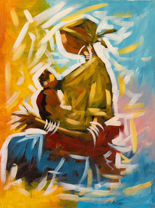 'Strong Women' Bundle Handgemalte Acrylgemälde