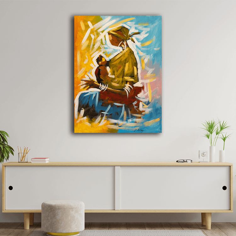 'Strong Women' Bundle Handgemalte Acrylgemälde