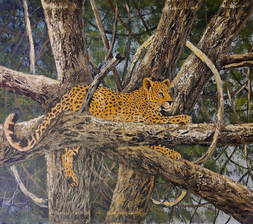 Handmade Painting 'Welcome Cooling'