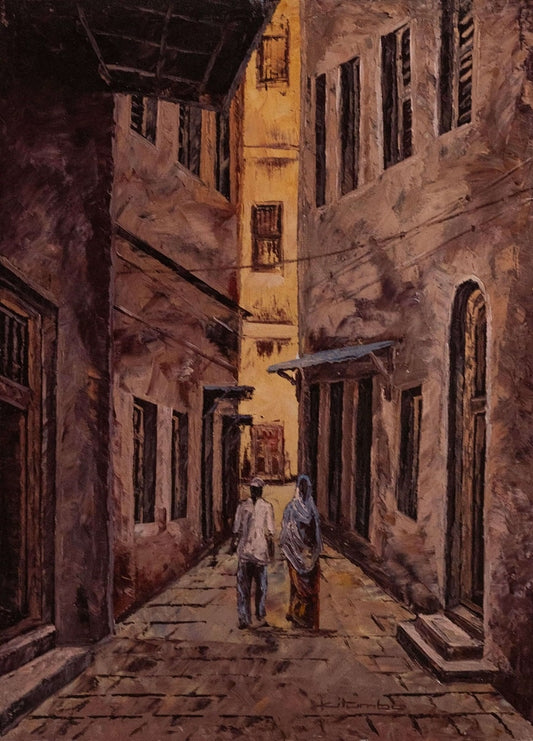 "Companionship" Handgemaltes Acrylgemälde