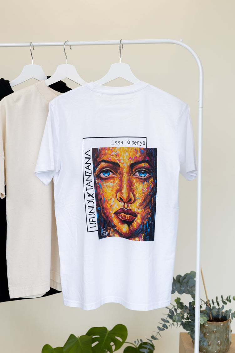 'Mosaik Frau' Slim-Fit T-Shirt