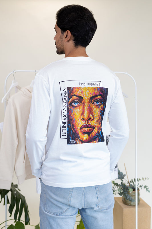 'Mosaik Frau' Langarmshirt