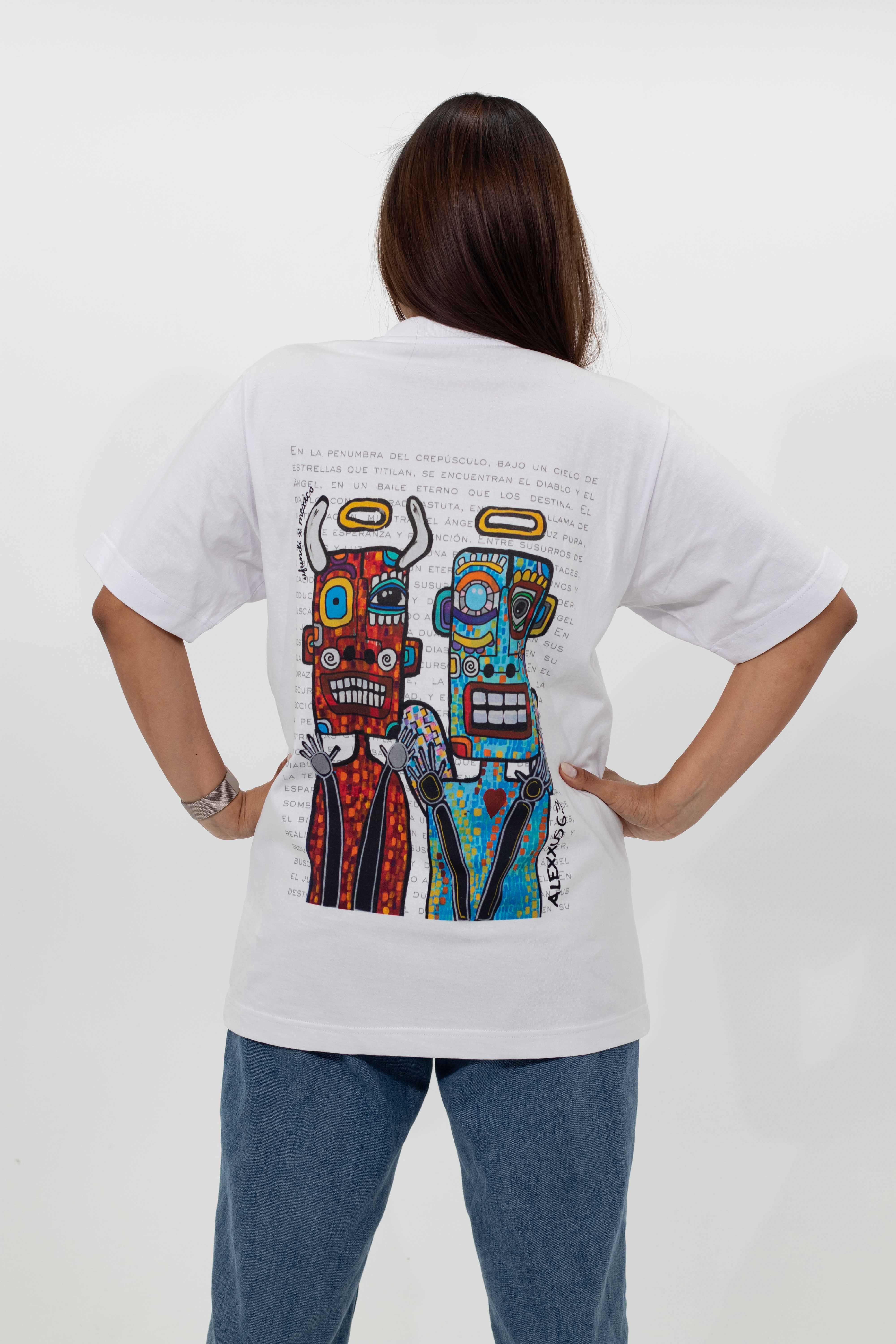 "Ángel y demonito" Relaxed-Fit T-Shirt