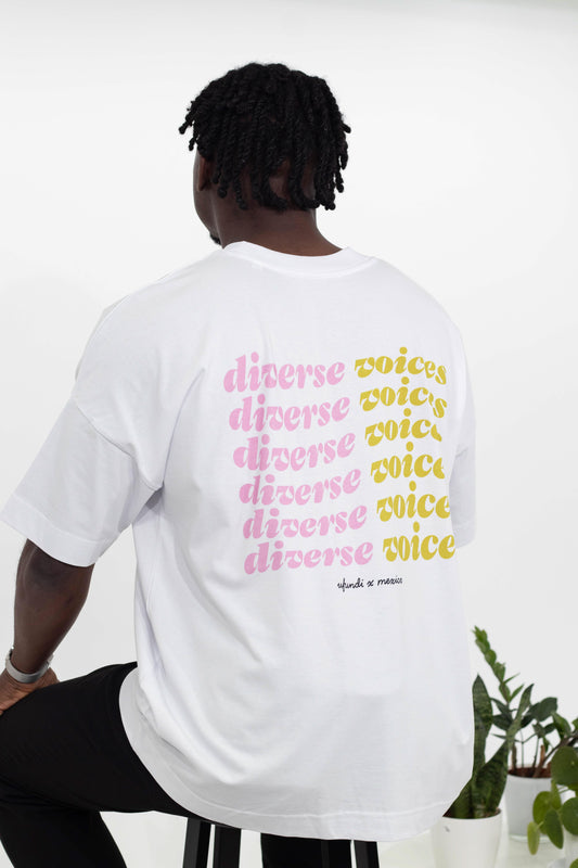 'Diverse Voices' Oversized-Fit T-Shirt