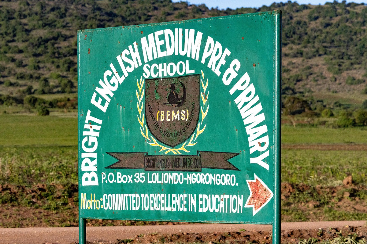 Willkommen an der Bright English Medium School in Loliondo, Tansania! 