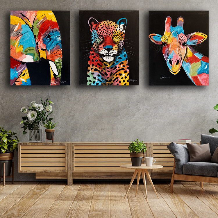 Sikazwe Bundle - Elefant, Leopard, Giraffe